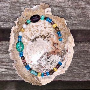 *HANDMADE* Beaded Wire Bracelet 🌻